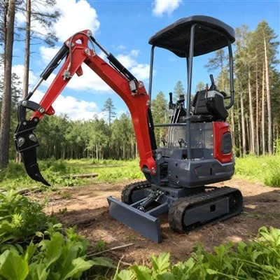 Excavatrice SLM12Q de 1,25 tonne avec mini-pelle à cabine